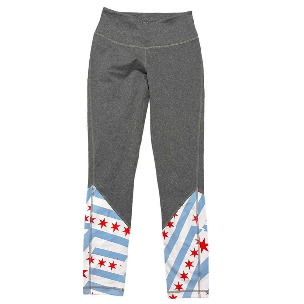 Joriki Chicago Pride Stars | Yoga Workout Leggings Red White Blue